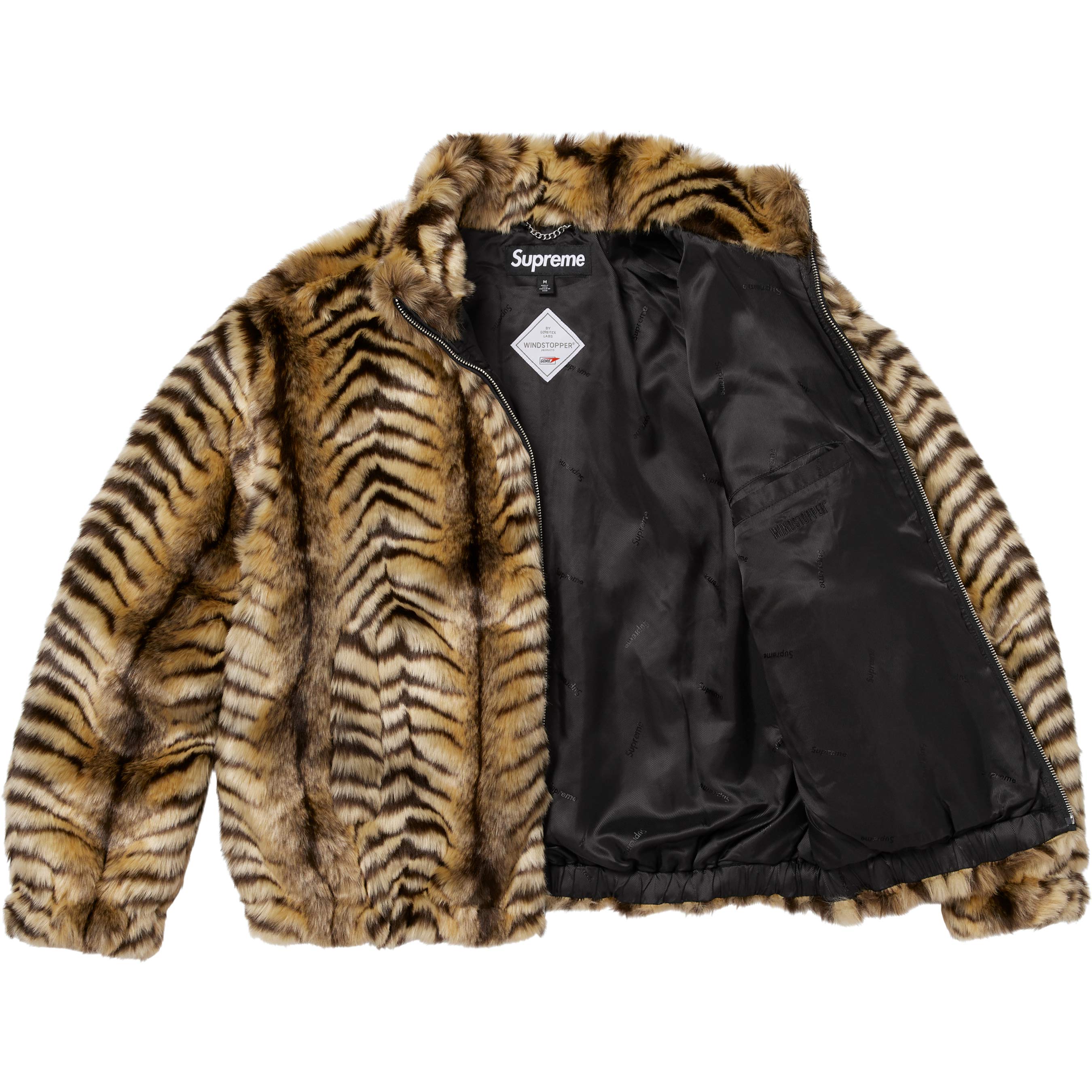 Faux Fur WINDSTOPPER® Bomber Jacket view 6